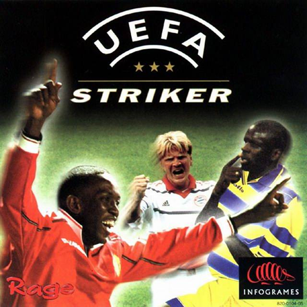 UEFA Striker box art for Sega Dreamcast